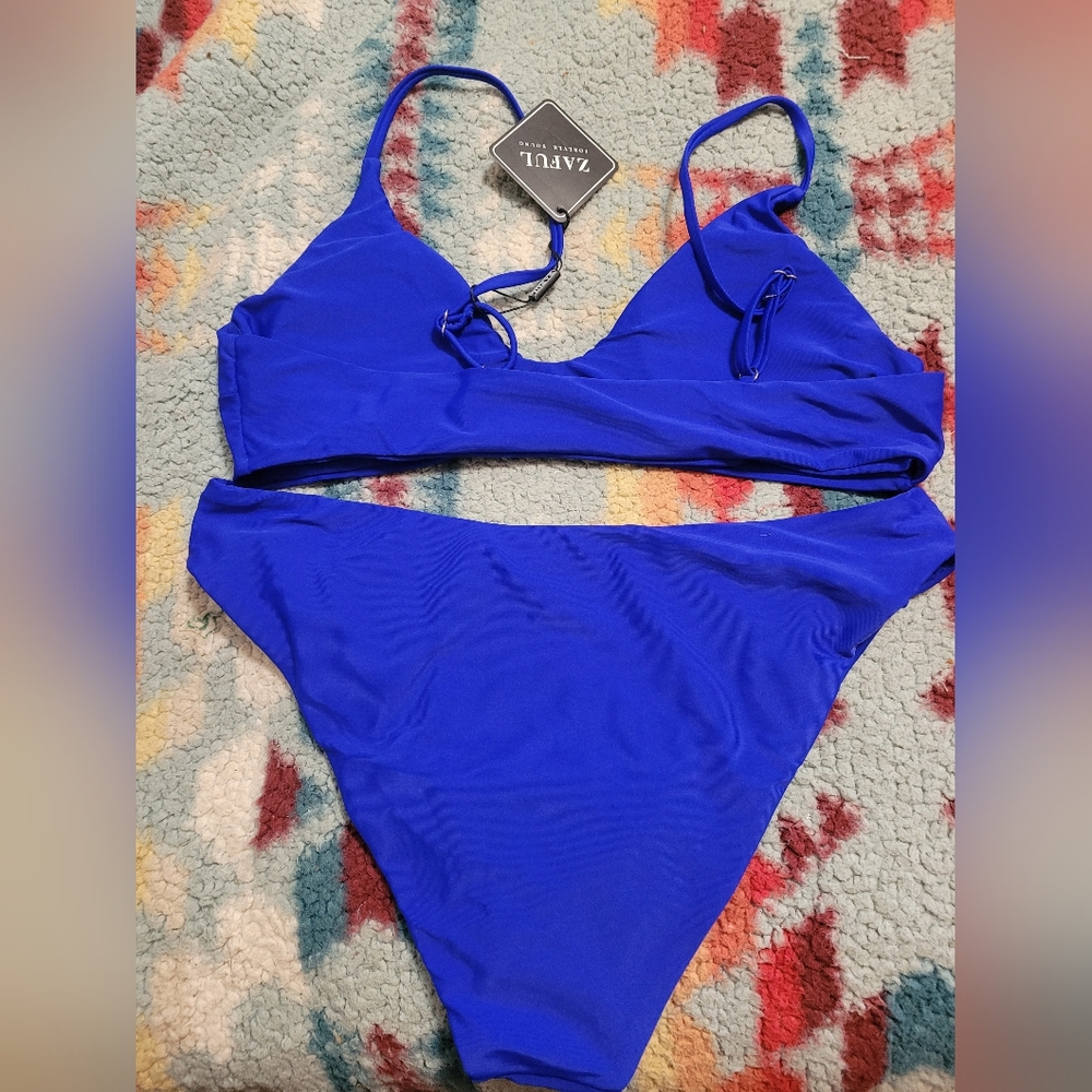 ZAFUL Blue Bikini Set